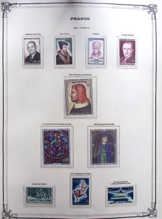 1944-1984 Ancienne collection de France montée dans