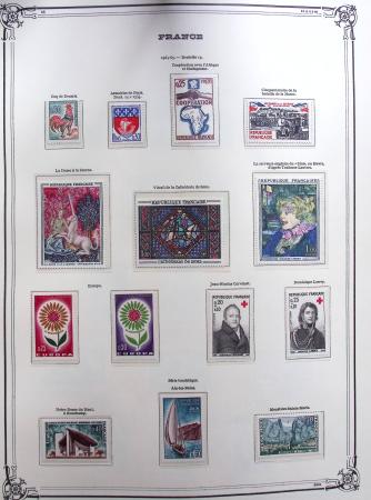 1944-1984 Ancienne collection de France montée dans