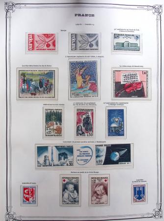 1944-1984 Ancienne collection de France montée dans