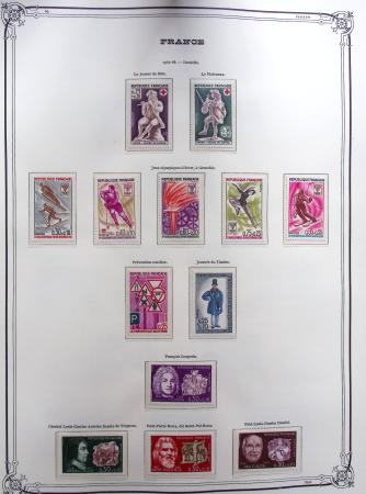 1944-1984 Ancienne collection de France montée dans