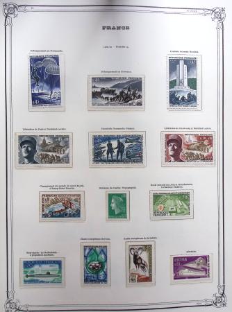 1944-1984 Ancienne collection de France montée dans