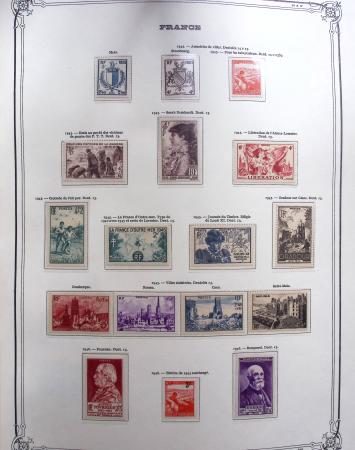 1944-1984 Ancienne collection de France montée dans