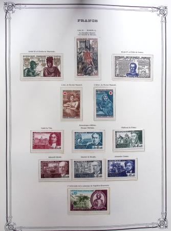 1944-1984 Ancienne collection de France montée dans