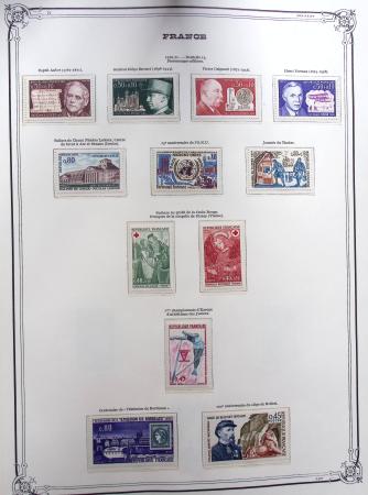 1944-1984 Ancienne collection de France montée dans