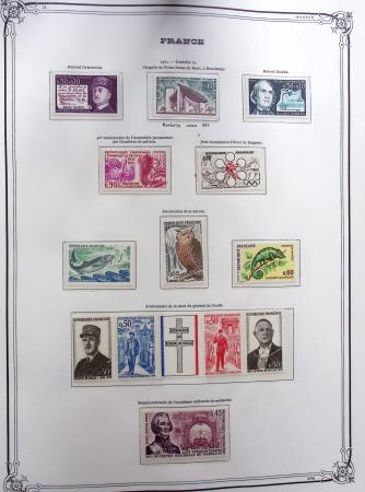 1944-1984 Ancienne collection de France montée dans