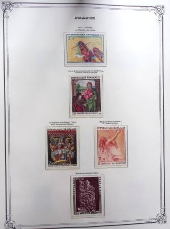 1944-1984 Ancienne collection de France montée dans