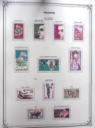 1944-1984 Ancienne collection de France montée dans