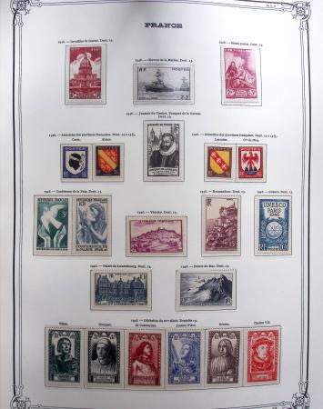 1944-1984 Ancienne collection de France montée dans