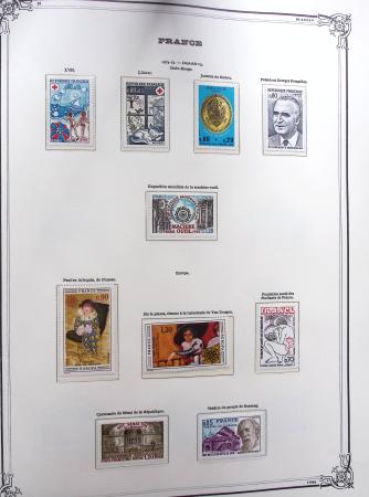 1944-1984 Ancienne collection de France montée dans