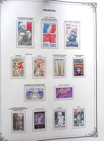 1944-1984 Ancienne collection de France montée dans