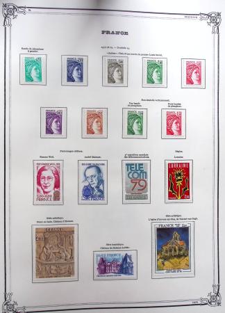 1944-1984 Ancienne collection de France montée dans