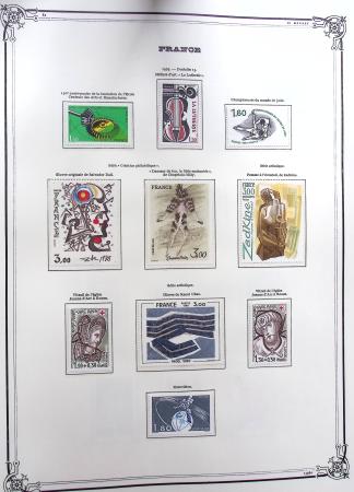 1944-1984 Ancienne collection de France montée dans