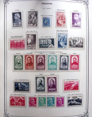 1944-1984 Ancienne collection de France montée dans