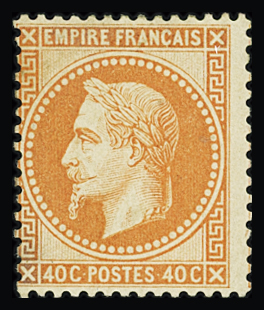 N°31 40c orange, neuf *, TB. Signé Calves