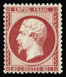 N°24a 80c rose foncé, très frais, neuf apparemment