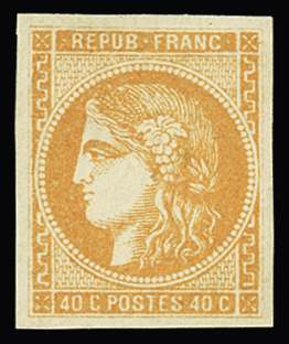 N°48 40c orange, neuf * (peut-être **), très frais,
