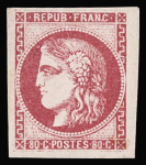 N°49 80c rose, neuf *, TB. Signé JF.Brun