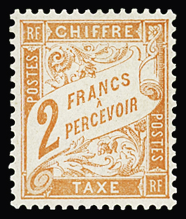 N°41 2f orange, neuf * (quasi **), TB. Signé Calves