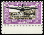 POSTE AERIENNE n°1 et 2, neuf *, bdf, TB. Signé A.Brun