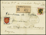 9 lettres dont 4 griffes "Chef de l'Etat français",