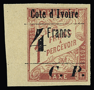 COLIS POSTAUX N°21 4f sur 1f rose sur paille, bdf,