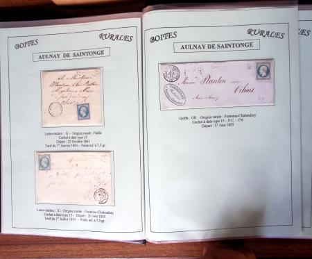 CHARENTE-MARITIME 1840-1876, Collection de +370 lettres