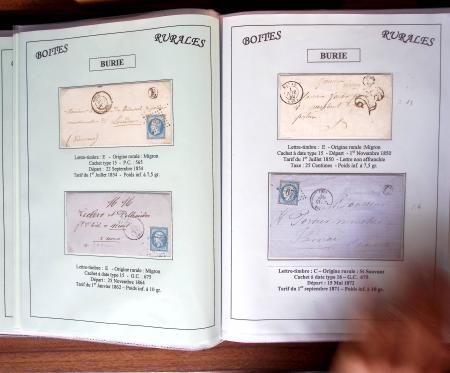 CHARENTE-MARITIME 1840-1876, Collection de +370 lettres