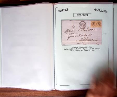 CHARENTE-MARITIME 1840-1876, Collection de +370 lettres