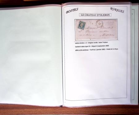 CHARENTE-MARITIME 1840-1876, Collection de +370 lettres