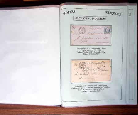 CHARENTE-MARITIME 1840-1876, Collection de +370 lettres