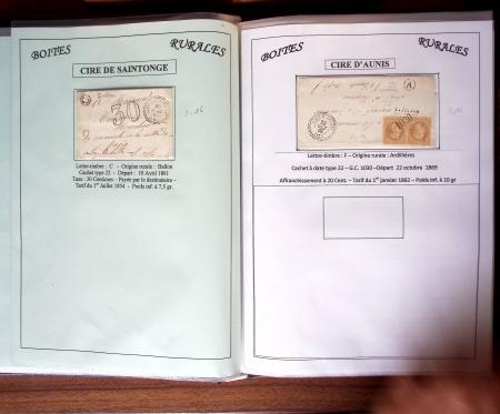CHARENTE-MARITIME 1840-1876, Collection de +370 lettres