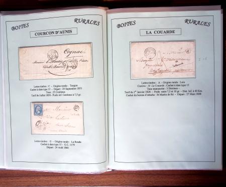 CHARENTE-MARITIME 1840-1876, Collection de +370 lettres