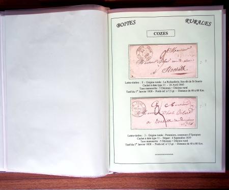 CHARENTE-MARITIME 1840-1876, Collection de +370 lettres