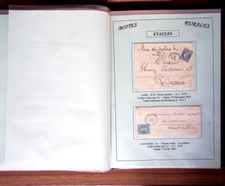 CHARENTE-MARITIME 1840-1876, Collection de +370 lettres