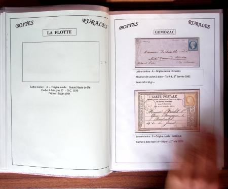 CHARENTE-MARITIME 1840-1876, Collection de +370 lettres