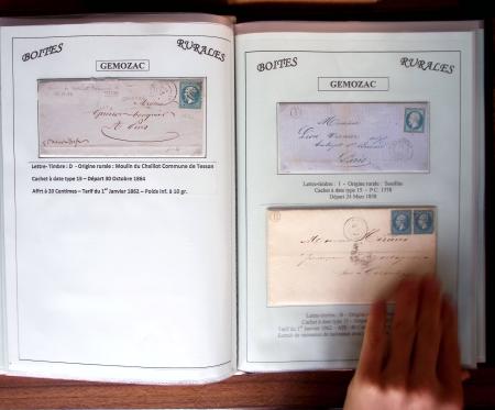 CHARENTE-MARITIME 1840-1876, Collection de +370 lettres