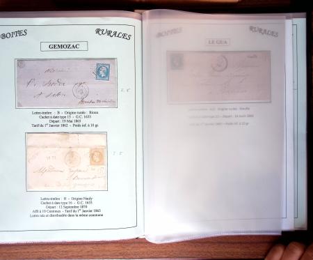 CHARENTE-MARITIME 1840-1876, Collection de +370 lettres