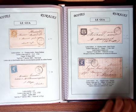 CHARENTE-MARITIME 1840-1876, Collection de +370 lettres