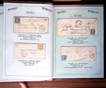 CHARENTE-MARITIME 1840-1876, Collection de +370 lettres
