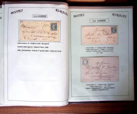 CHARENTE-MARITIME 1840-1876, Collection de +370 lettres
