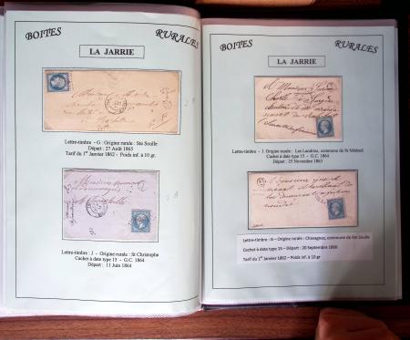 CHARENTE-MARITIME 1840-1876, Collection de +370 lettres