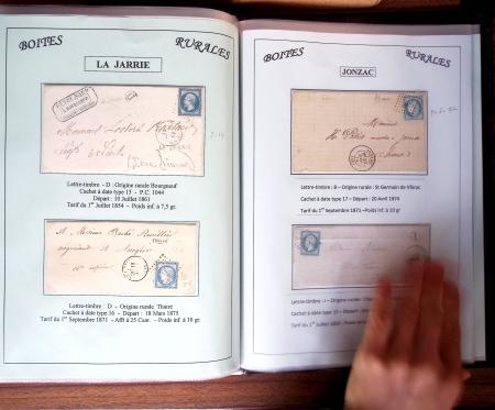 CHARENTE-MARITIME 1840-1876, Collection de +370 lettres