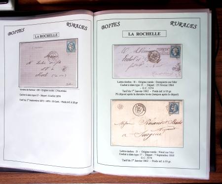 CHARENTE-MARITIME 1840-1876, Collection de +370 lettres