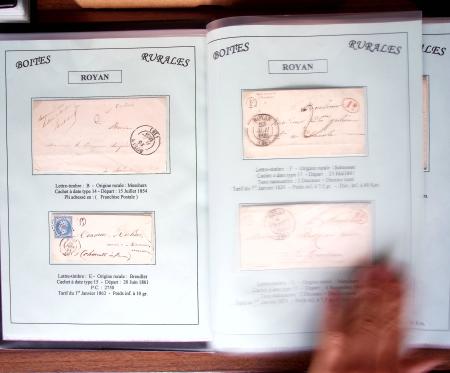 CHARENTE-MARITIME 1840-1876, Collection de +370 lettres