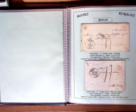 CHARENTE-MARITIME 1840-1876, Collection de +370 lettres