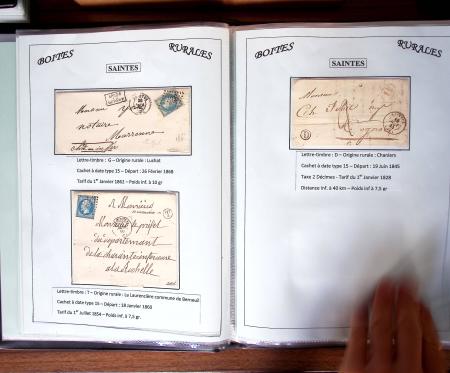 CHARENTE-MARITIME 1840-1876, Collection de +370 lettres