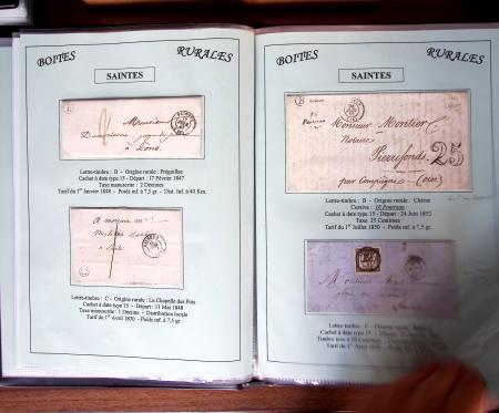 CHARENTE-MARITIME 1840-1876, Collection de +370 lettres
