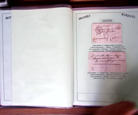 CHARENTE-MARITIME 1840-1876, Collection de +370 lettres