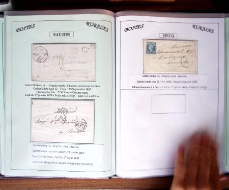 CHARENTE-MARITIME 1840-1876, Collection de +370 lettres
