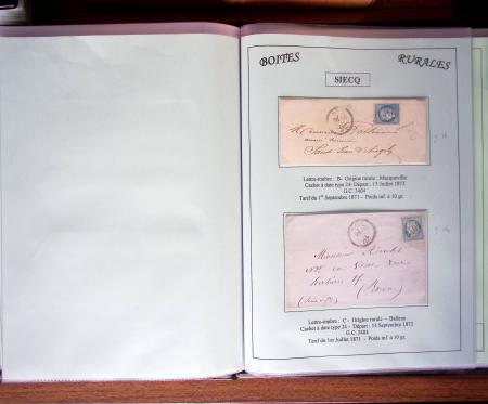 CHARENTE-MARITIME 1840-1876, Collection de +370 lettres